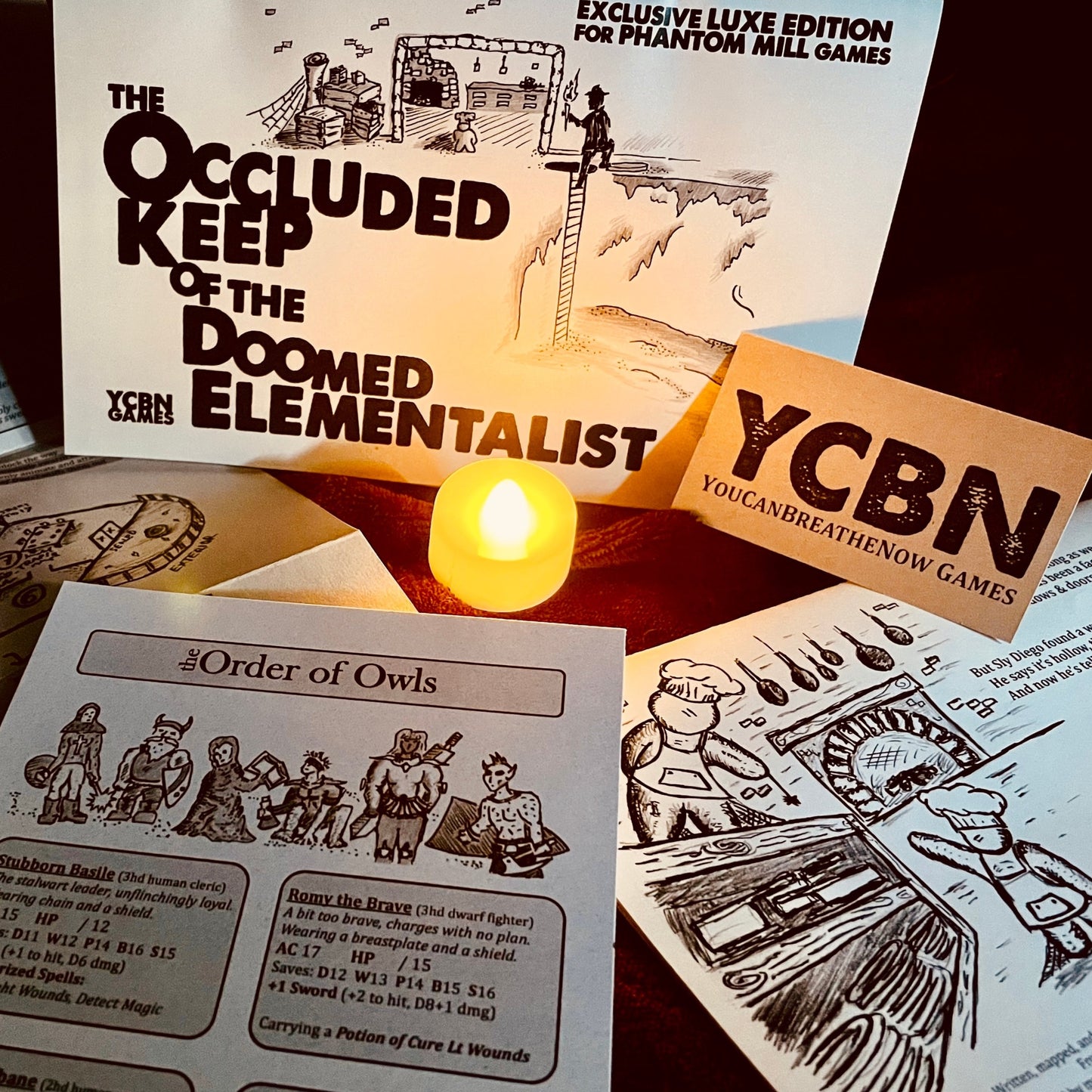 The Occluded Keep of the Doomed Elementalist: Exclusive Luxe Edition